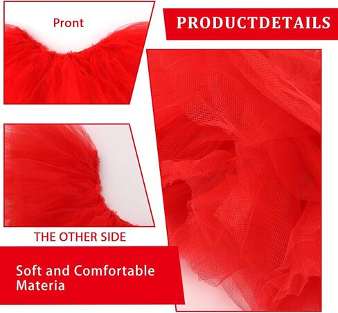 Women's Tutus 5 Layered Tutu Skirt Adult Tulle Ballet Dance Skirt Party Tutu Halloween Costume for Women and Girls in Saudi Arabia