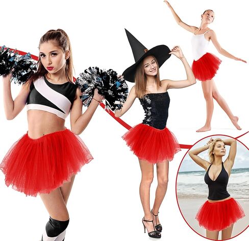 Women's Tutus 5 Layered Tutu Skirt Adult Tulle Ballet Dance Skirt Party Tutu Halloween Costume for Women and Girls in Saudi Arabia