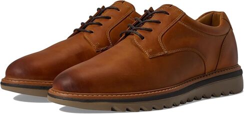 Johnston & Murphy Men's Braydon Plain Toe Tan Full Grain in Saudi Arabia