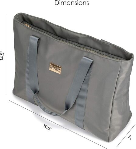 Badgley Mischka Nylon Travel Tote Weekender Bag - Lightweight Packable Travel Bag in Saudi Arabia