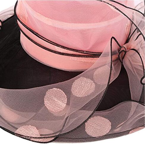 قبعات سباق الشابات لشهر يونيو، قبعة الأورجانزا ذات الريش الكشكشة in Kuwait