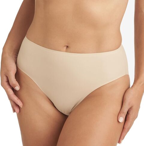 TC Women’s 3-Pack Microfiber Hi-Cut Brief Panties with Stay-Put Edge| No Show, No Ride Up | Everyday Confidence and Comfort in Saudi Arabia