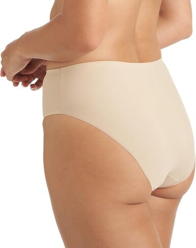 TC Women’s 3-Pack Microfiber Hi-Cut Brief Panties with Stay-Put Edge| No Show, No Ride Up | Everyday Confidence and Comfort in Saudi Arabia