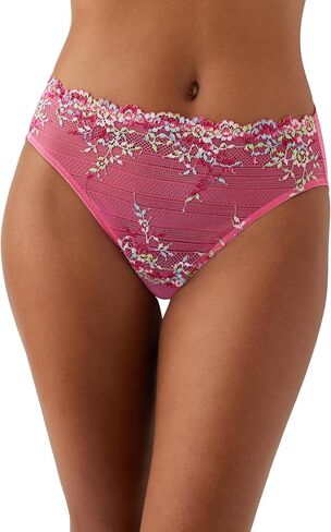 Wacoal Women's Embrace Lace Hi-Cut Brief Panty, Hot Pink/Multi, XX-Large in Saudi Arabia