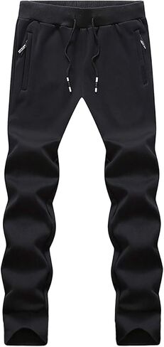 MAGCOMSEN Men's Joggers Sweatpants Lightweight Workout Running Pants with Drawstring Zipper Pockets in Saudi Arabia