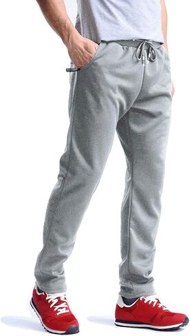 MAGCOMSEN Men's Joggers Sweatpants Lightweight Workout Running Pants with Drawstring Zipper Pockets in Saudi Arabia