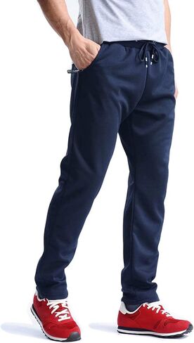 MAGCOMSEN Men's Joggers Sweatpants Lightweight Workout Running Pants with Drawstring Zipper Pockets in Saudi Arabia