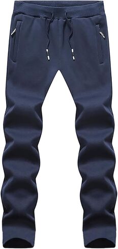MAGCOMSEN Men's Joggers Sweatpants Lightweight Workout Running Pants with Drawstring Zipper Pockets in Saudi Arabia