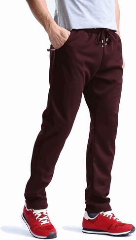 MAGCOMSEN Men's Joggers Sweatpants Lightweight Workout Running Pants with Drawstring Zipper Pockets in Saudi Arabia