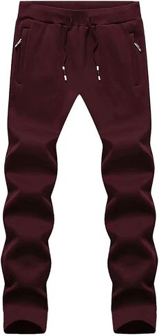 MAGCOMSEN Men's Joggers Sweatpants Lightweight Workout Running Pants with Drawstring Zipper Pockets in Saudi Arabia