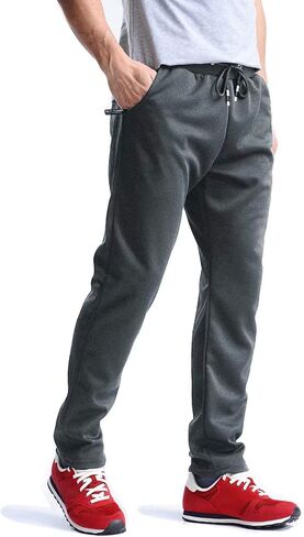 MAGCOMSEN Men's Joggers Sweatpants Lightweight Workout Running Pants with Drawstring Zipper Pockets in Saudi Arabia