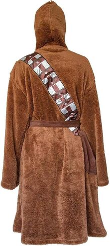 Ukonic Star Wars Chewbacca Hooded Bathrobe for Adults | One Size Fits Most in Saudi Arabia