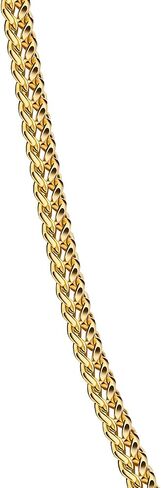 PORI JEWELERS 14K Yellow Gold 1.5mm Franco Square Box Chain Necklace - Lobster Clasp- Multiple Size Available in Saudi Arabia