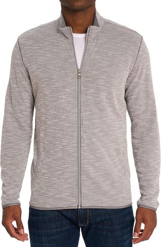 Robert Graham Men's Kobra Long-Sleeve Zip-up Sweater in Saudi Arabia