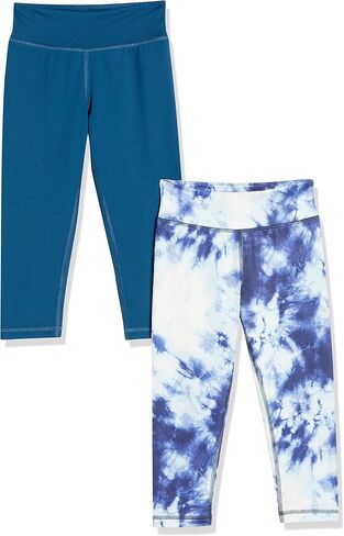 Amazon Essentials Girls and Toddlers' Active Capri Legging, Multipacks in Kuwait