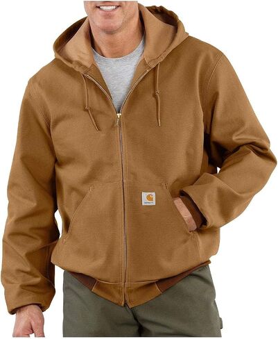 Carhartt Men's Thermal Lined Duck Active Jacket J131 (Regular and Big & Tall Sizes) in Saudi Arabia