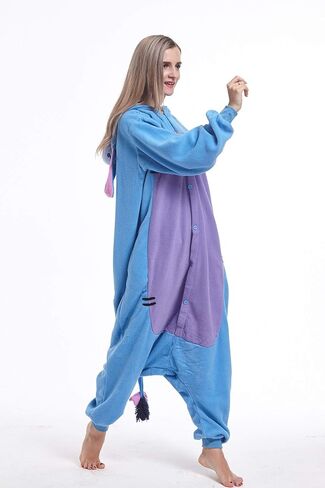 بيجامة من قطعة واحدة من القطيفة للبالغين من قطعة واحدة بتصميم حيوانات تنكرية, S in Kuwait