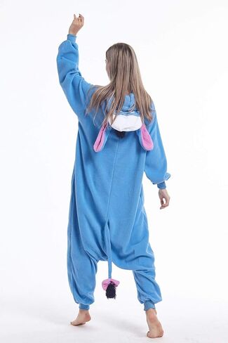 بيجامة من قطعة واحدة من القطيفة للبالغين من قطعة واحدة بتصميم حيوانات تنكرية, S in Kuwait