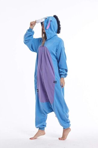 بيجامة من قطعة واحدة من القطيفة للبالغين من قطعة واحدة بتصميم حيوانات تنكرية, S in Kuwait