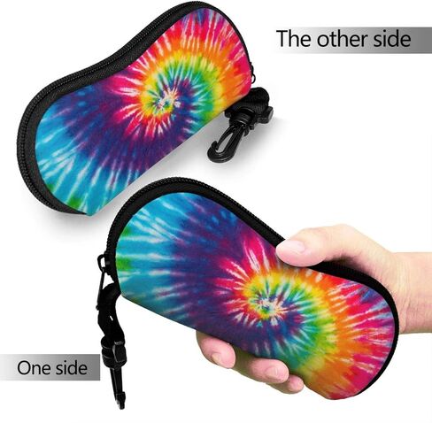 حافظة نظارات ناعمة مع حلقة تسلق، نظارات شمسية محمولة خفيفة للغاية وسحاب من النيوبرين للنساء والرجال in Kuwait