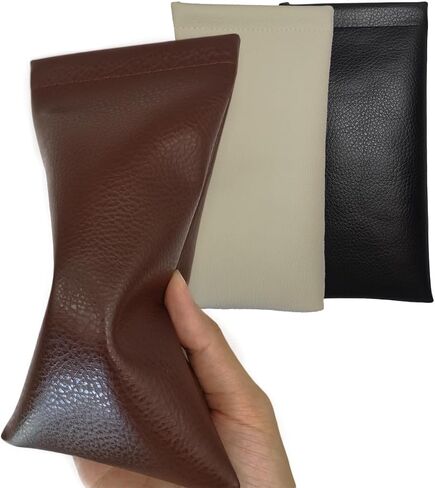Eyeglasses Pouch 3 Pack Squeeze Top Sunglasses Case Soft Bag for women Glases Sunglasses Pouch for eyewear in Saudi Arabia