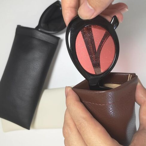 Eyeglasses Pouch 3 Pack Squeeze Top Sunglasses Case Soft Bag for women Glases Sunglasses Pouch for eyewear in Saudi Arabia