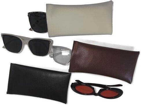 Eyeglasses Pouch 3 Pack Squeeze Top Sunglasses Case Soft Bag for women Glases Sunglasses Pouch for eyewear in Saudi Arabia