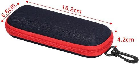 3 Pieces Portable Denim Glasses Case Travel Zipper Eyeglasses Case Sunglasses Box for Students Women Men Girl in Saudi Arabia