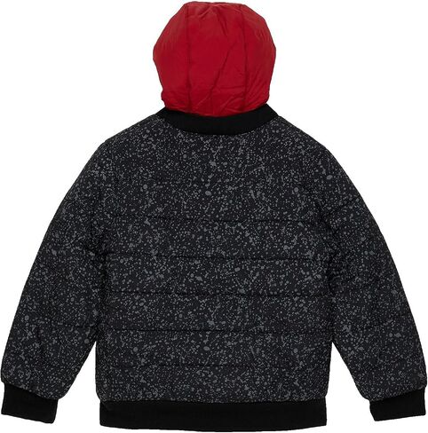 Jordan Boy's Hooded Padded Bomber Jacket (Toddler/Little Kids) Black 6 (Little Kid) in Saudi Arabia