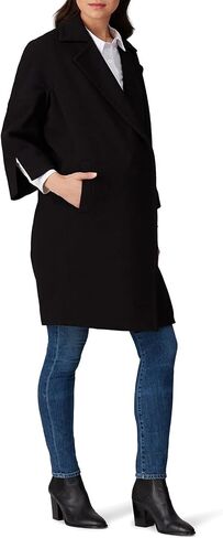 KF/KaufmanFranco Collective Rent The Runway Pre-Loved Black Quarter Sleeve Coat in Saudi Arabia