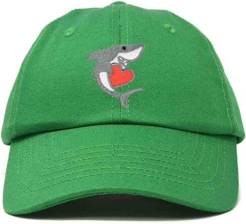 DALIX Huggy Shark Embroidered Dad Cap Cotton Baseball Hat Women in Saudi Arabia