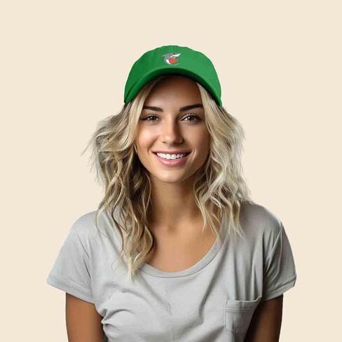 DALIX Huggy Shark Embroidered Dad Cap Cotton Baseball Hat Women in Saudi Arabia