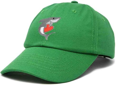 DALIX Huggy Shark Embroidered Dad Cap Cotton Baseball Hat Women in Saudi Arabia