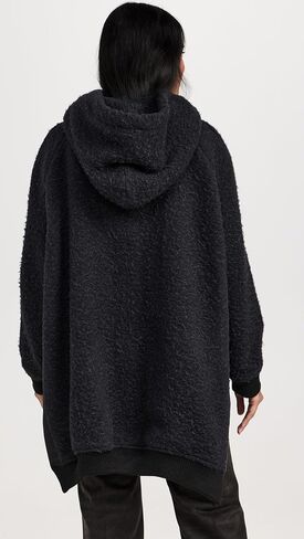 Women's Oversized Woven Hoodie Cape in Saudi Arabia