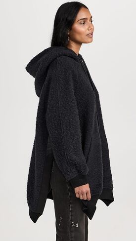 Women's Oversized Woven Hoodie Cape in Saudi Arabia