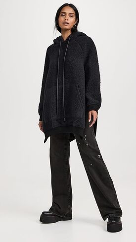 Women's Oversized Woven Hoodie Cape in Saudi Arabia