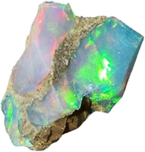 احجار كريمة من اوبال روف، 2.8 قيراط طبيعية من الكريستال الخام الاثيوبي لصنع المجوهرات وتغليف الاسلاك والحرف اليدوية وخواتم الشفاء والقلادات وهدية الزفاف، 5 الى 20 ملم (تقريبًا)، احجار كريمة اثيوبية in Kuwait