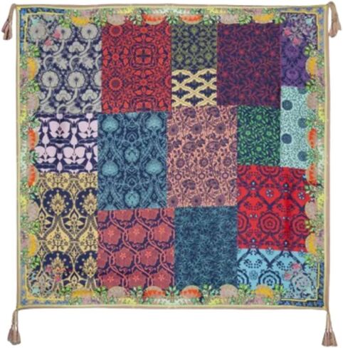 Johnny Was Olivia Scarf - Silk Scarf, Multi, 44 x 44 in Kuwait