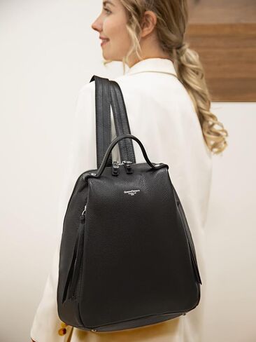 Soft Genuine Leather Italian Backpack for Women Small Real Leather Backpack Purse in Saudi Arabia