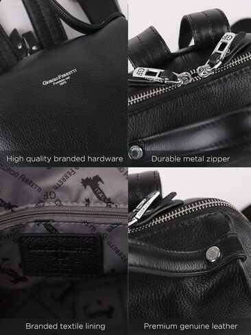 Soft Genuine Leather Italian Backpack for Women Small Real Leather Backpack Purse in Saudi Arabia