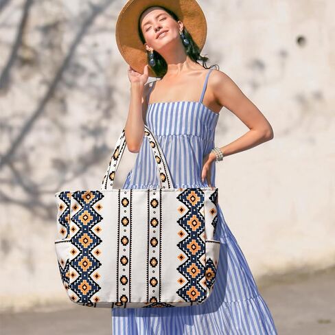 oscaurt Beach Bags for Women, Travel Weekender Duffel Bag Swim Pool Bag Gifts for Women Travel Beach Essentials in Saudi Arabia