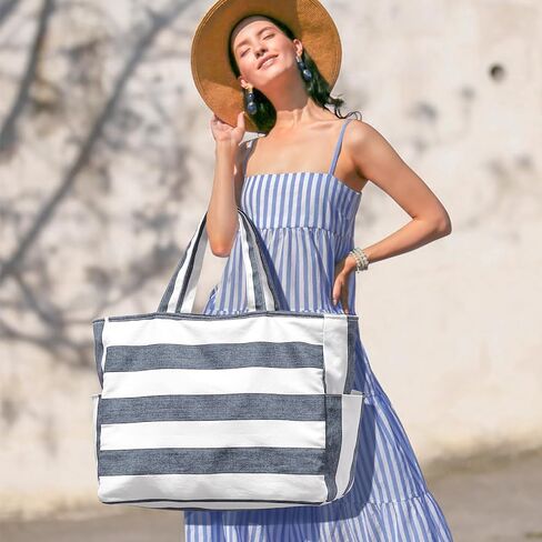 oscaurt Beach Bags for Women, Travel Weekender Duffel Bag Swim Pool Bag Gifts for Women Travel Beach Essentials in Saudi Arabia