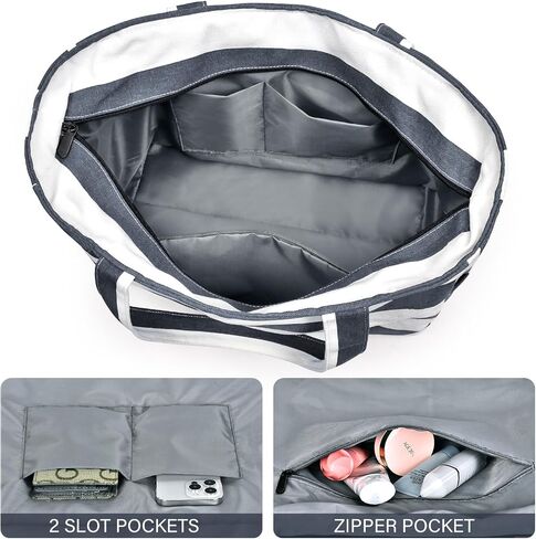 oscaurt Beach Bags for Women, Travel Weekender Duffel Bag Swim Pool Bag Gifts for Women Travel Beach Essentials in Saudi Arabia