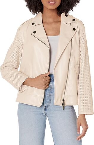 A｜X ARMANI EXCHANGE Women's Soft Eco Leather Biker Jacket in Saudi Arabia