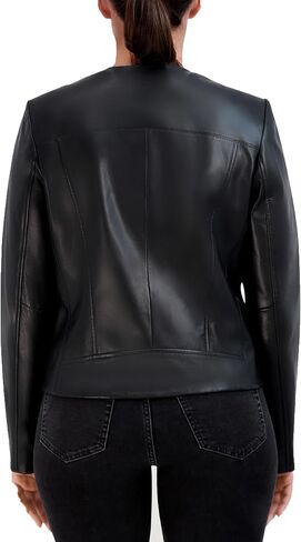 Cole Haan Asymmetrical Leather Jacket in Saudi Arabia