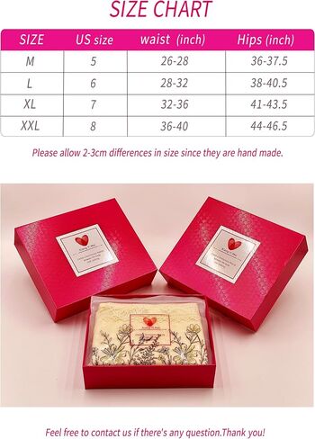 Xiang Yi Mei Women's mulberry silk panties lace hipster underwear,Gift Box,3-Pack in Saudi Arabia