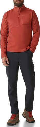 BASS OUTDOOR Men's Quarter Zip Button Pocket Pullover in Saudi Arabia
