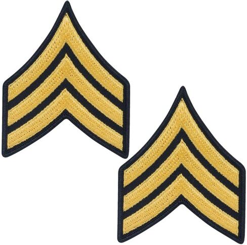 Army Sergeant SGT E5 Cloth Rank for ASU Size Male in Saudi Arabia
