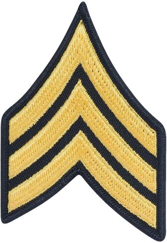 Army Sergeant SGT E5 Cloth Rank for ASU Size Male in Saudi Arabia