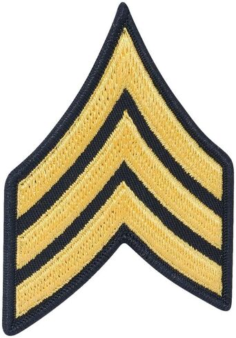 Army Sergeant SGT E5 Cloth Rank for ASU Size Male in Saudi Arabia